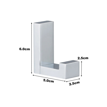 Brass Elegance Wall Hook – Solid Copper Minimalist Hanger (Chrome)