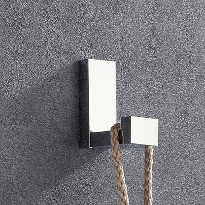 Brass Elegance Wall Hook – Solid Copper Minimalist Hanger (Chrome)