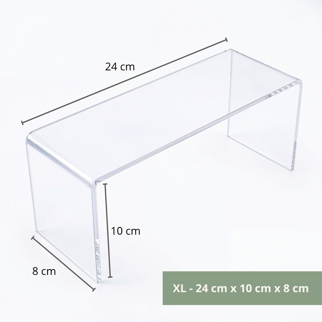 Clear Acrylic Display Riser for dessert table elevating cake stand