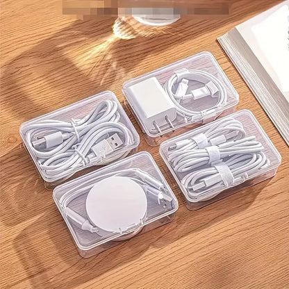 Clear Modular Organizer Case close-up showing durable clear acrylic material