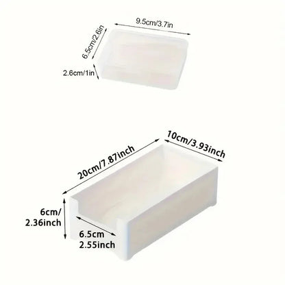 Clear Modular Organizer Case lifestyle photo in minimalist organized workspace