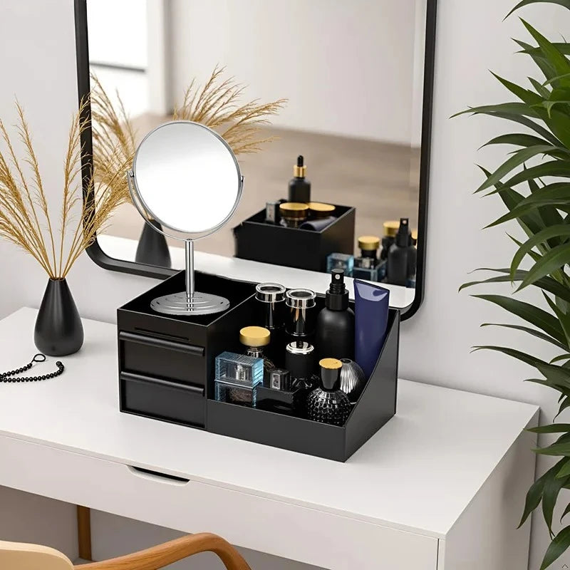 Essence Ritual Station – Multi-Tier Fragrance & Accessory Gallery