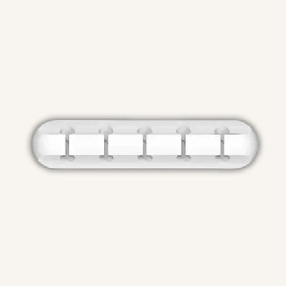 FlowPoint Cable Anchor – Minimalist Desktop Management (Pure White)