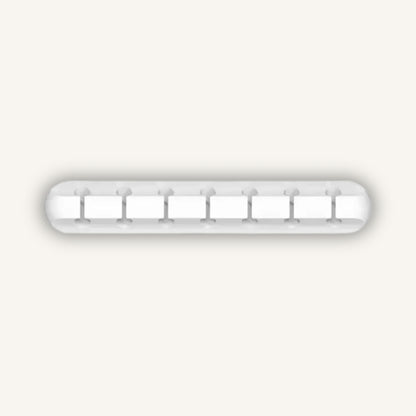 FlowPoint Cable Anchor – Minimalist Desktop Management (Pure White)