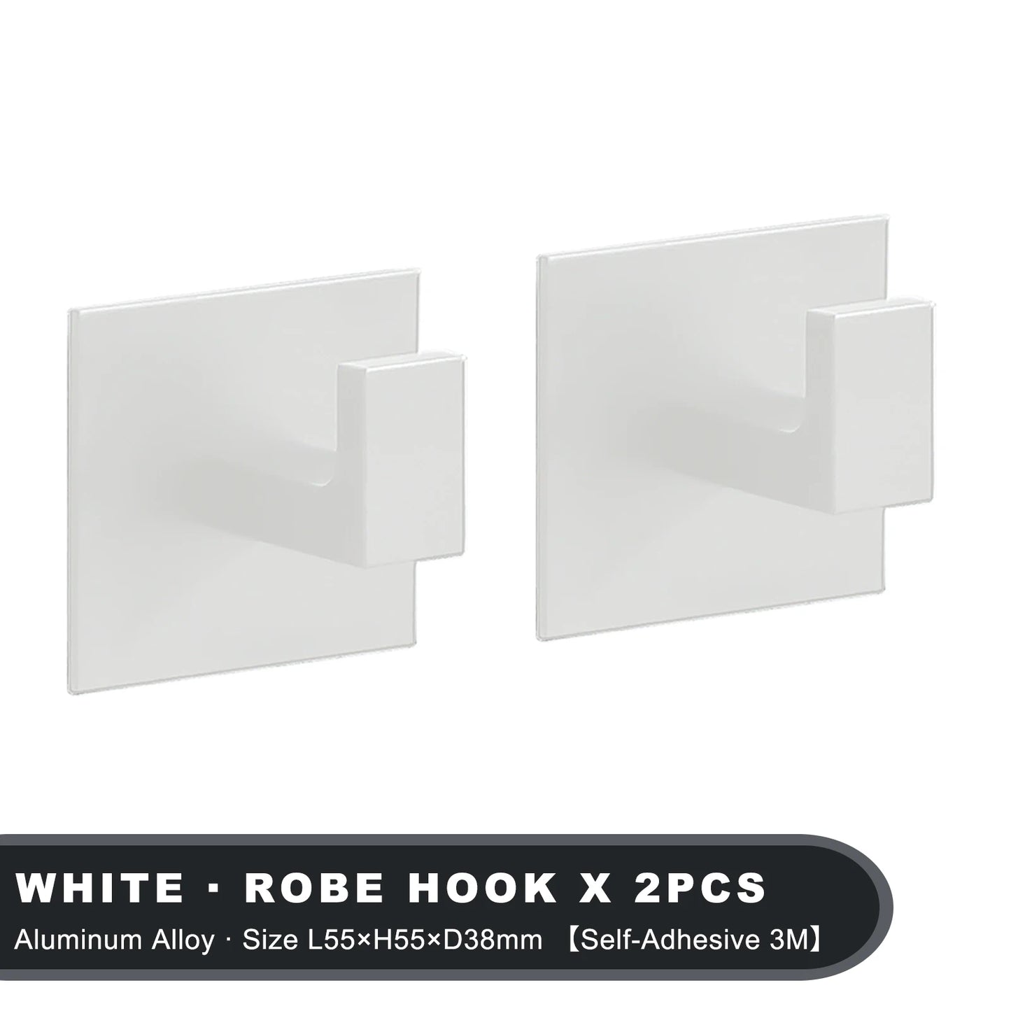 Heavy Duty Adhesive Wall Hook Aluminum in kitchen holding apron