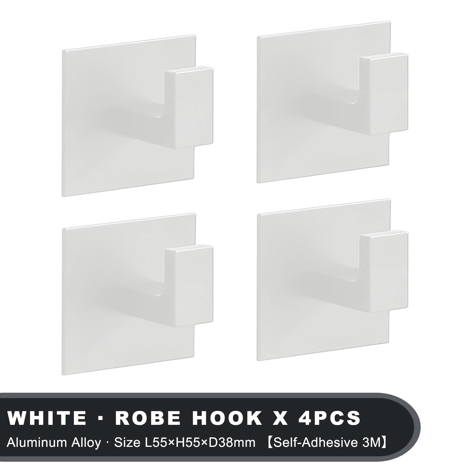 PureAnchor Professional Wall Hook – Solid Aluminum Minimalist Hanger