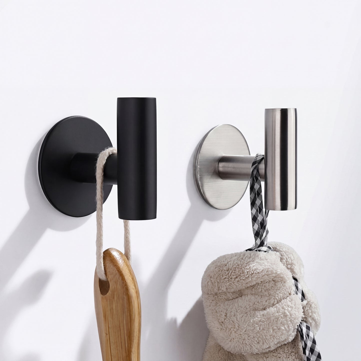 PureMount Stainless Hook – Drill-Free Minimalist Wall Hanger