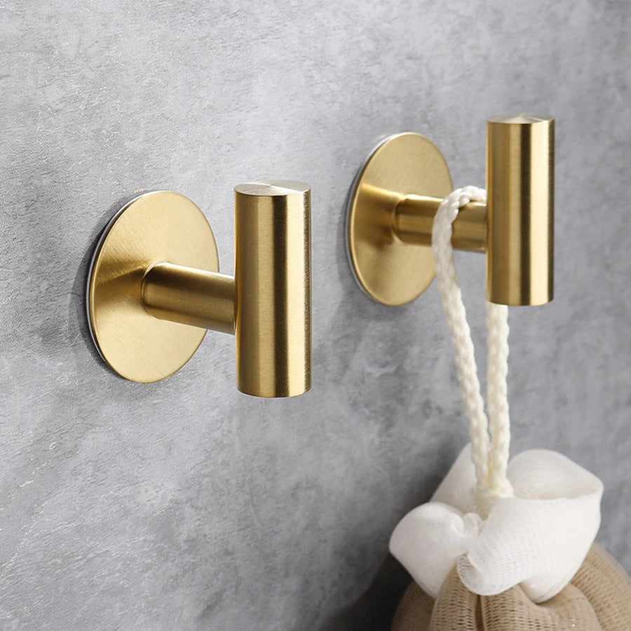 PureMount Stainless Hook – Drill-Free Minimalist Wall Hanger