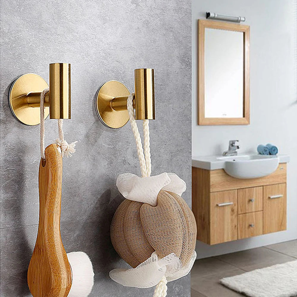PureMount Stainless Hook – Drill-Free Minimalist Wall Hanger
