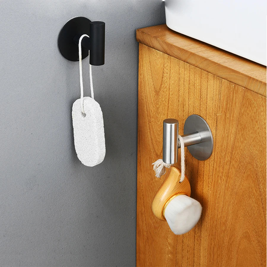PureMount Stainless Hook – Drill-Free Minimalist Wall Hanger