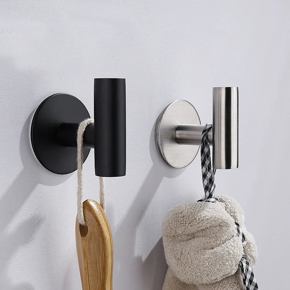 PureMount Stainless Hook – Drill-Free Minimalist Wall Hanger