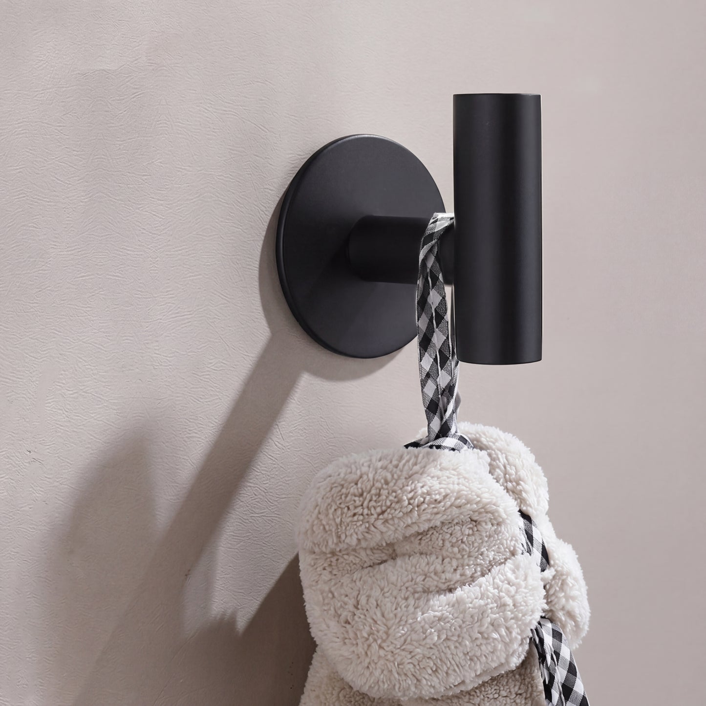 Adhesive Stainless Steel Wall Hooks — No Drill