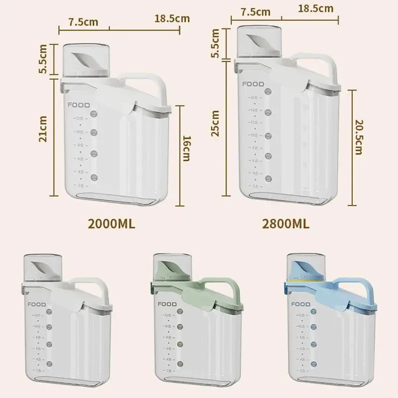 PureSeal Glass - Touch Grain Container
