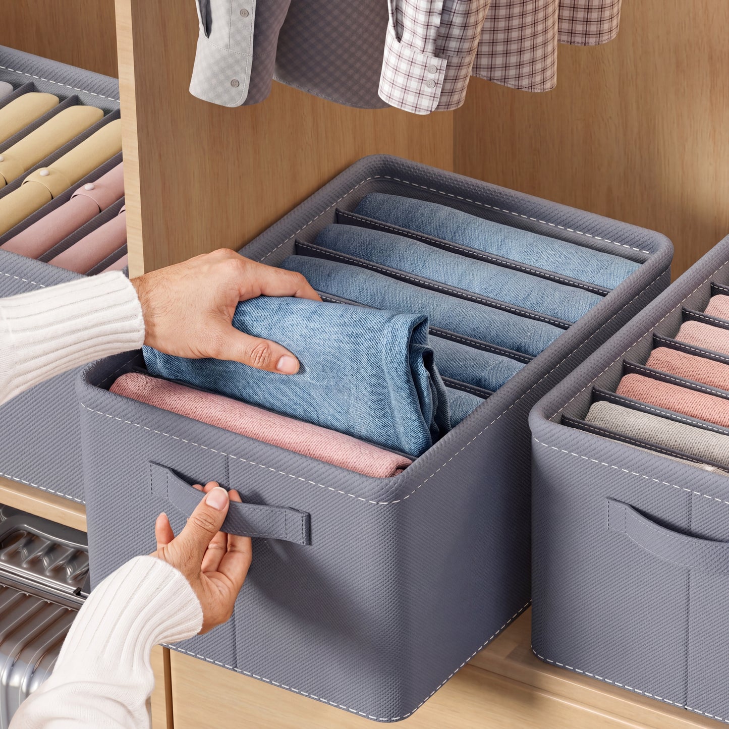 Structura Wardrobe File – Reinforced Compartmented Clothes Organizer