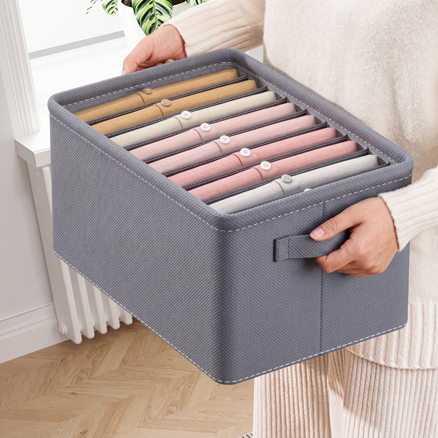 Structura Wardrobe File – Reinforced Compartmented Clothes Organizer