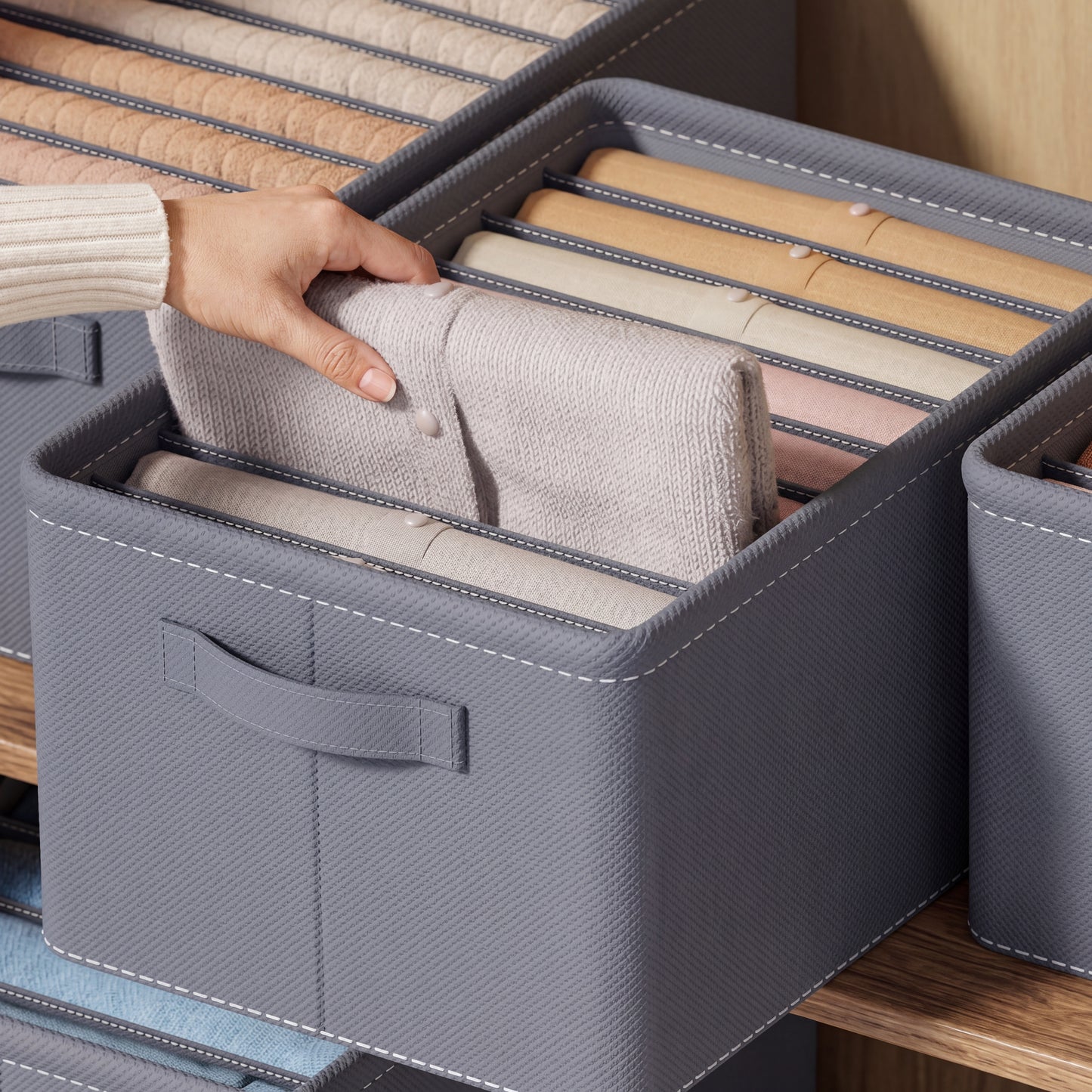 Structura Wardrobe File – Reinforced Compartmented Clothes Organizer