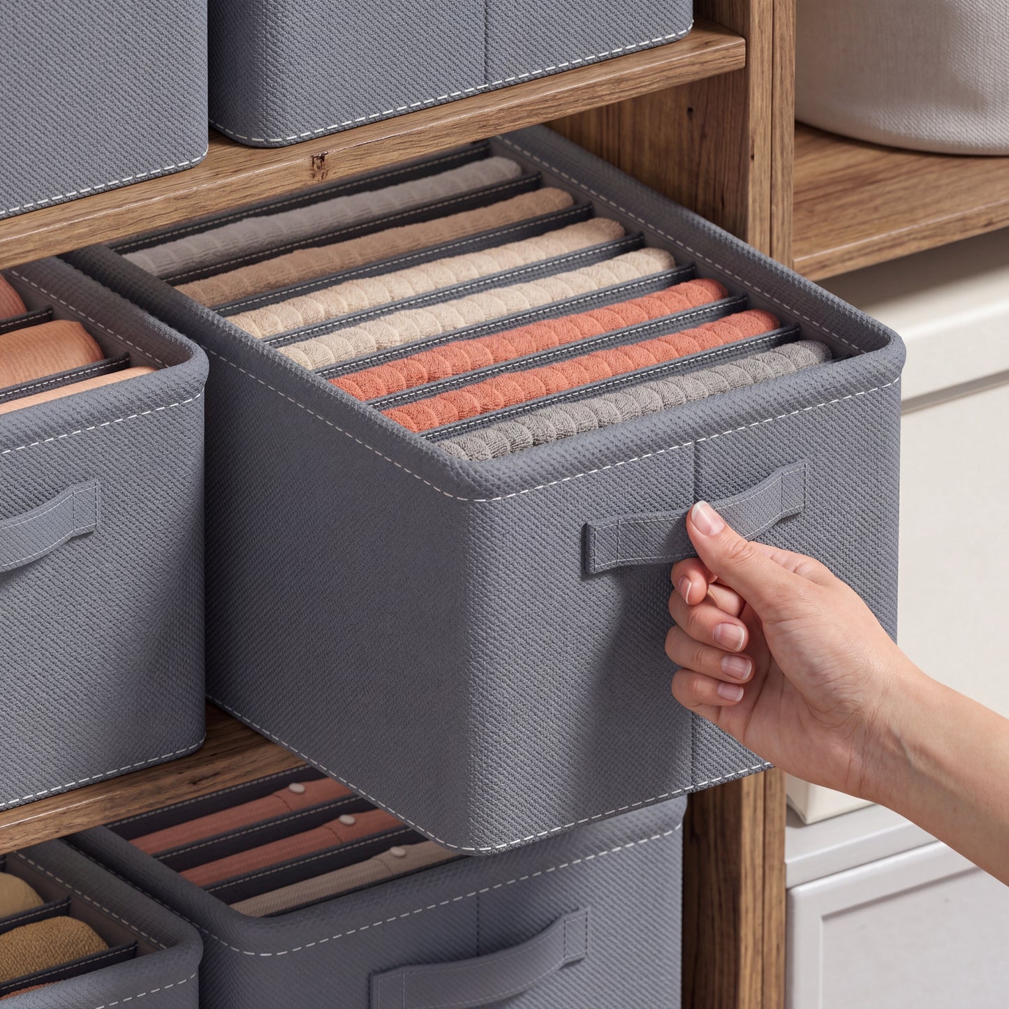 Structura Wardrobe File – Reinforced Compartmented Clothes Organizer