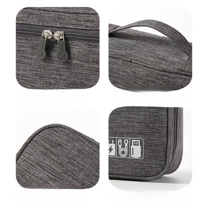 Travel Cable Organizer Bag in use inside luggage or backpack